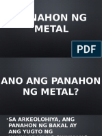 Panahon NG MEtal