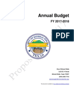 2017-18 Proposed City Budget