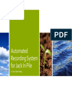 Automated Recording System For Jack in Pile