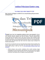 Cara Menyelesaikan Pekerjaan Kantor Yang Menumpuk