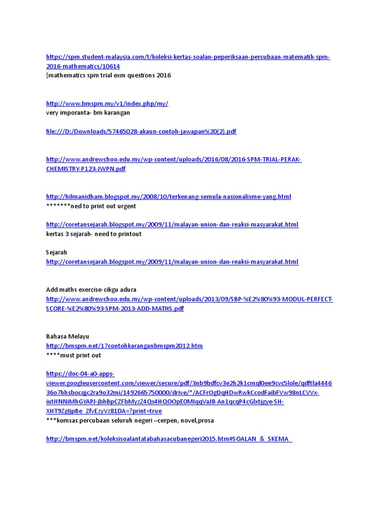 Important Documents Pdf Teaching Mathematics