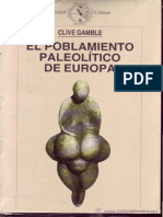 Clive Gamble - El Poblamiento Paleolítico de Europa - Cap 1, 2, 3, 4, 6, 9, Indice