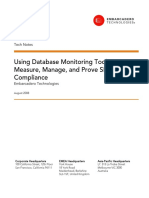 Using Database Monitoring Tools to Measure Manage and Prove Sla Compliance