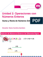 Resta de Numeros Enteros