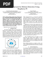 An IOT Approach For Motion Detection Using Raspberry Pi