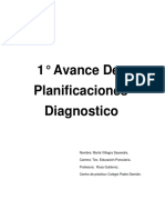 Planificaciones Diagnostico 1° AVANCE