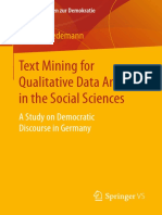 Wiedemann - Text Mining For Qualitative Data Analysis