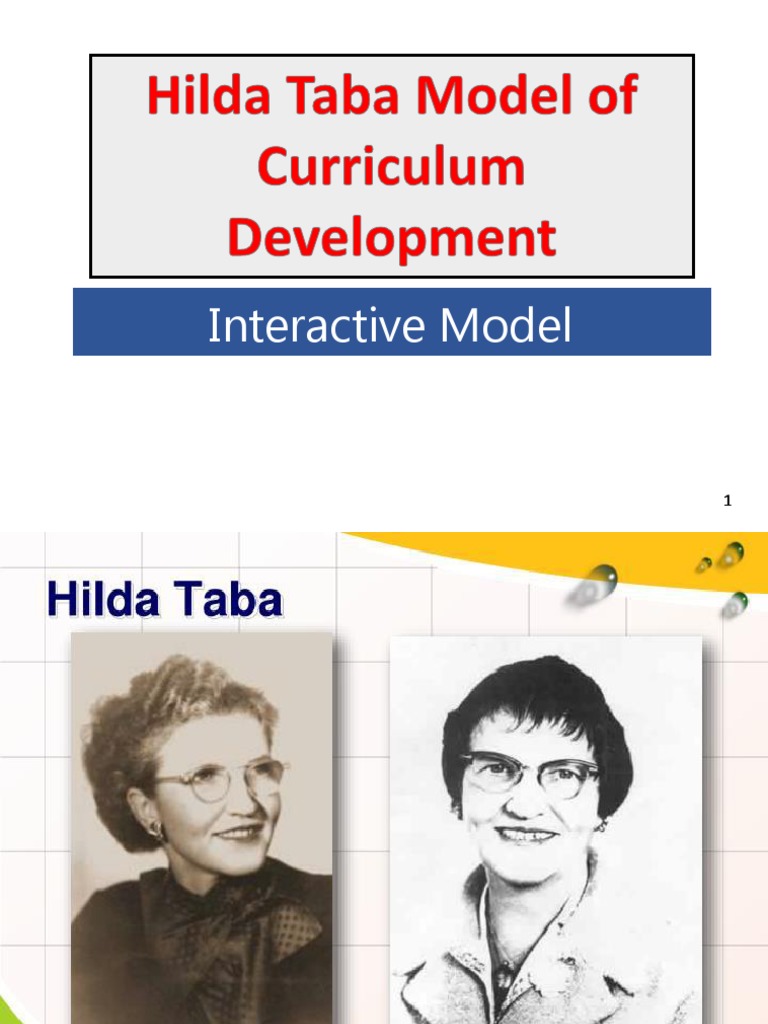 Taba Model Curriculum Evaluation
