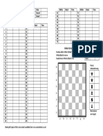 Chess Score Sheet PDF