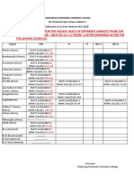2ND Counseling Schedule PDF