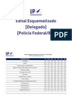 Edital Esquematizado Delegado de Polícia Federal