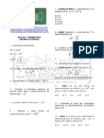 Coeficiente de x5 no polinômio P(x