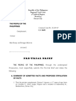 Pre Trial Brief Criminal Sample 12356