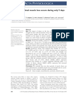 3 Substantial Skeletal Muscle Loss Occurs During Only 5 Days of Disuse