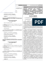 DS 009-2017-Minagri: Se Puede Regularizar La Posesión de Predios Rurales Si Este Se Hubiera Iniciado Hasta Antes Del 25 de Noviembre de 2010.