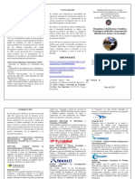 Triptico Analisis de La Ciencia y La Tecnologia en Venezuela