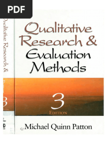 Qualitative Research and Evaluation Methods PDF