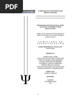 Investigación Analisis de la construcción del  Rol Paterno en padres provenientes  de un hogar con figura paterna ausente o débil