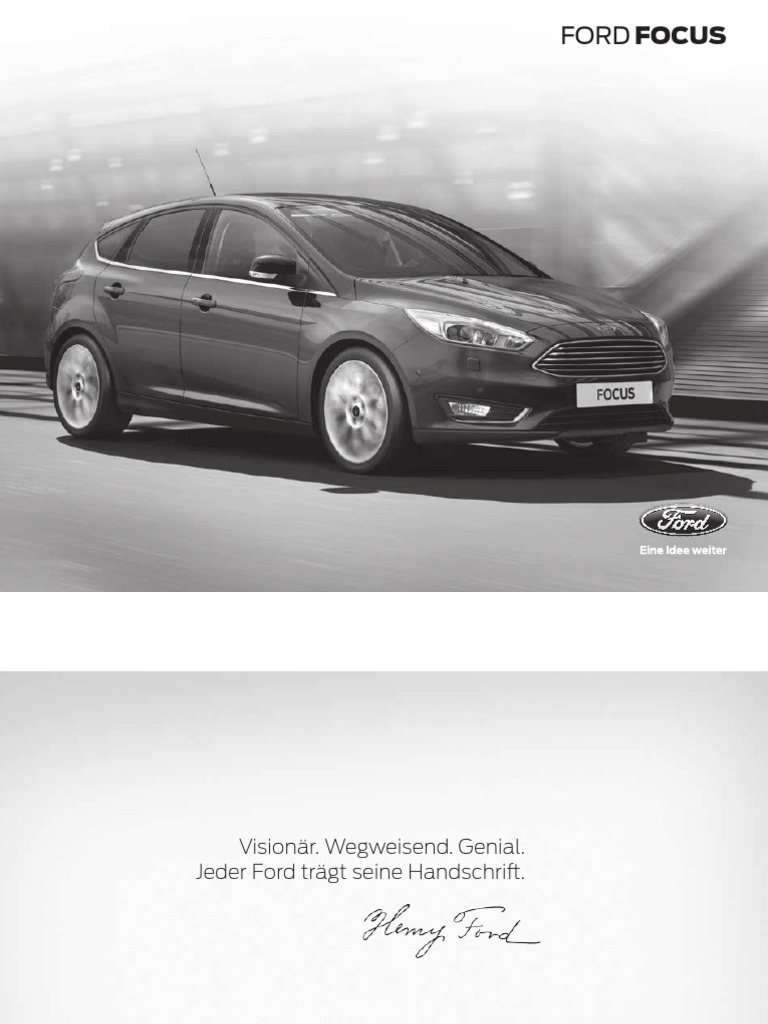 Preisliste Ford Focus