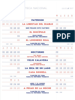 Programación del 37 Foro Internacional en la Cineteca 