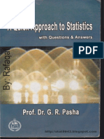 A Quick Approach To Statistics by G.R.pashA