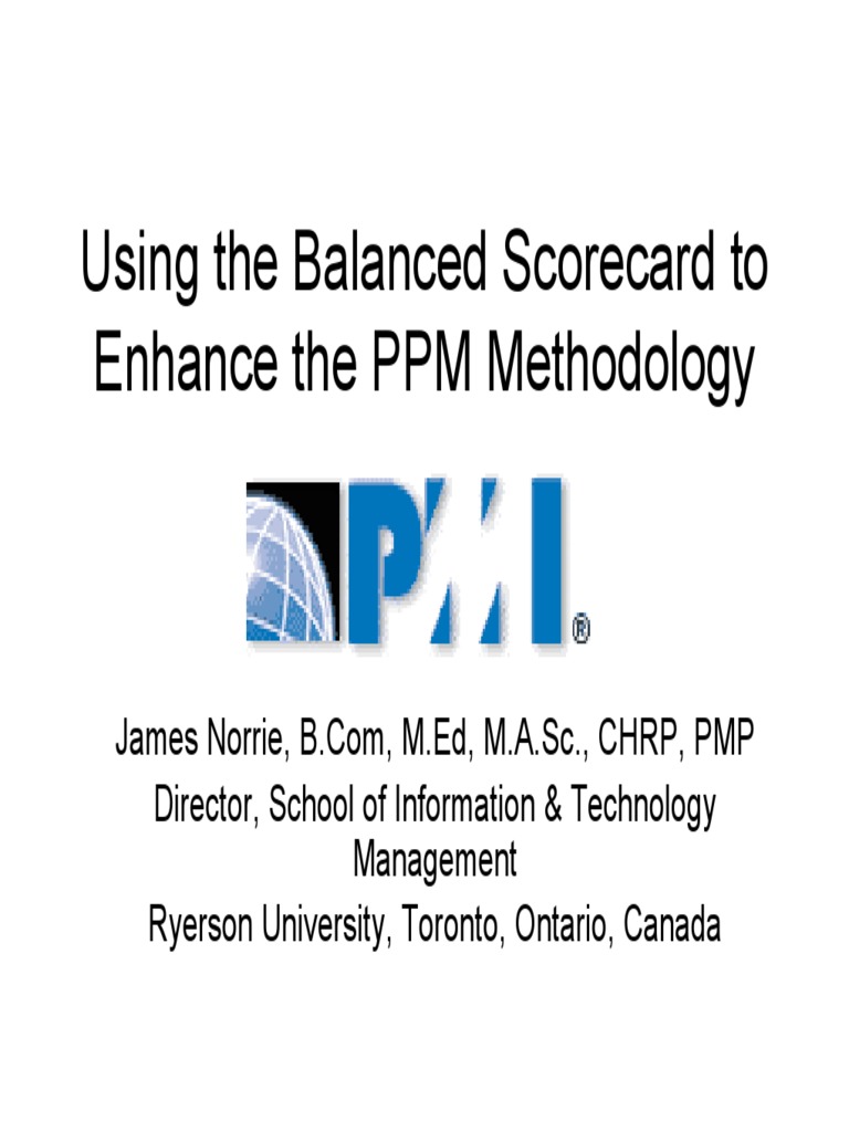 Balanced Scorecard-Enabled Project Management | PDF | Strategic