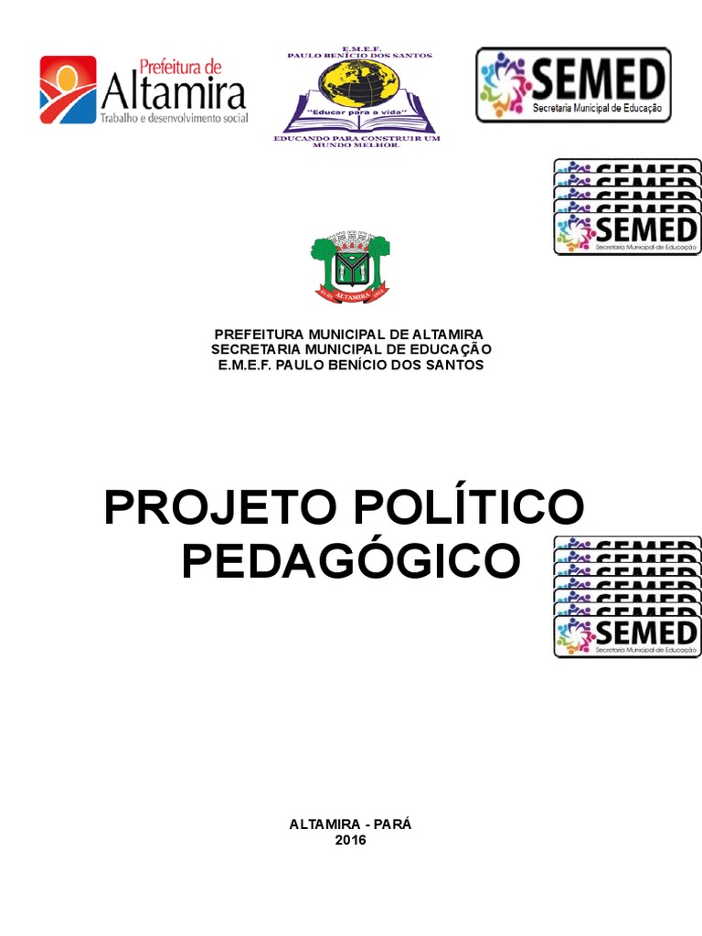 CAPA DO PPP Escolas Aprendizado