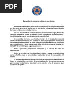 Derrumbe de Horno de Calera en Los Berros