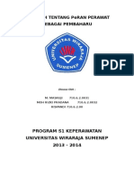 Makalah Tentang Peran Perawat Sebagai Pembaharu