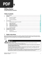 Sinamics V20 Getting Started: Compact Operating Instructions