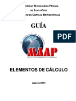 Guia Elementos de Calculo 2014