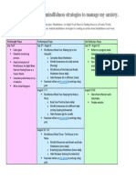 Mindfulness Monitoring Process