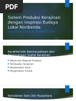  Kerajinan  Dan Wirausaha Inspirasi  Budaya  Lokal  Non Benda