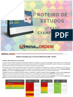 Roteiro de Estudos 1fase Xxiii Exame Oab