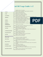Essential Oil Usage Guide PDF