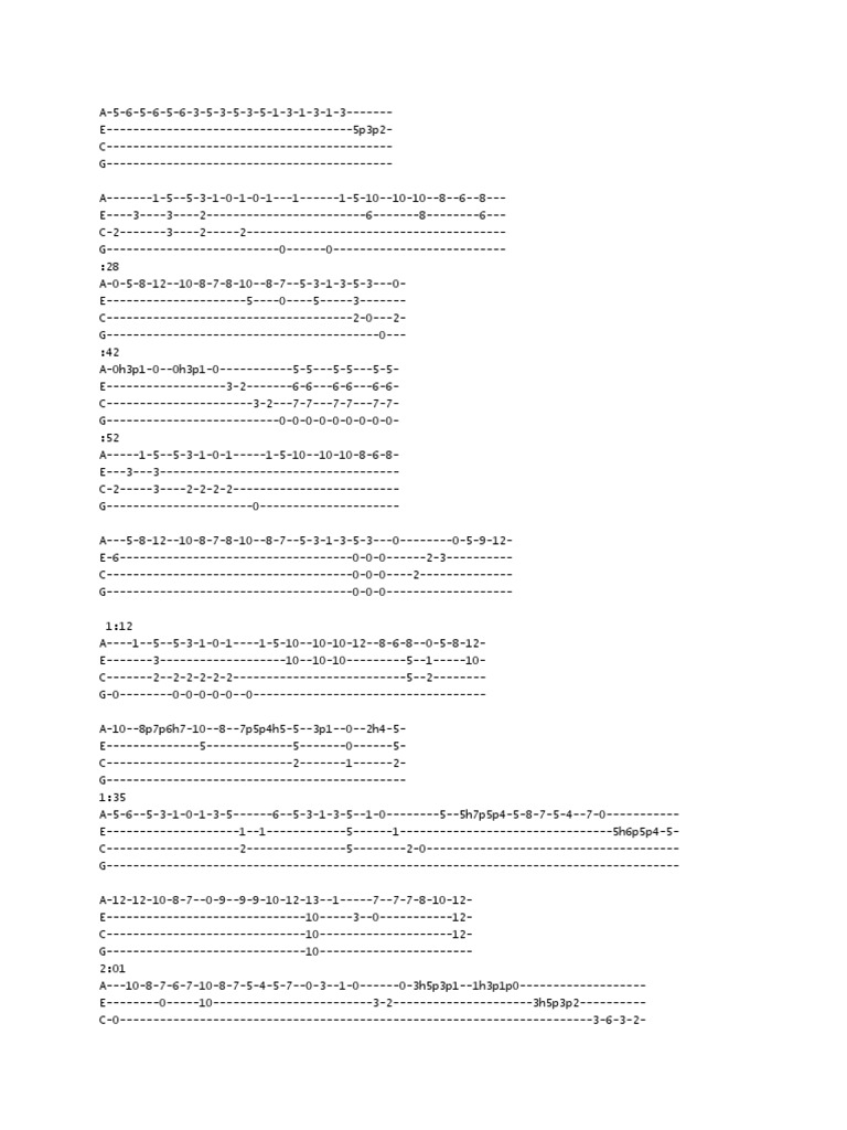 Merry Go Round Life Ukulele Tab