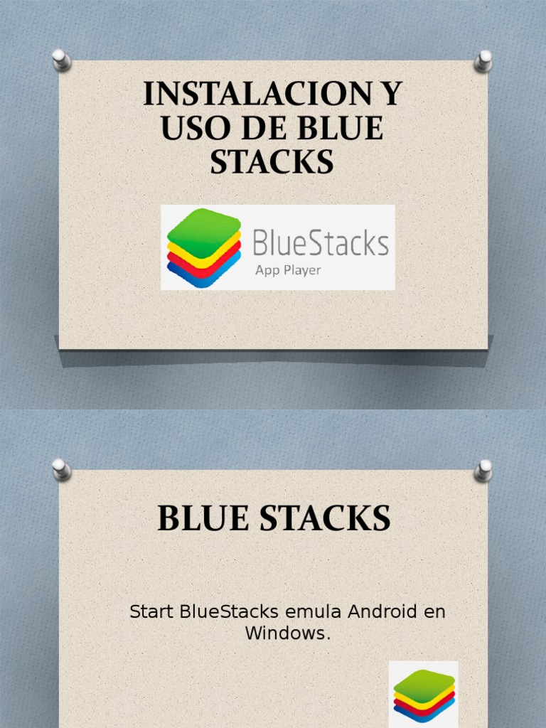 Instalacion Y Uso de Blue Stacks | PDF | Games & Activities | Computers