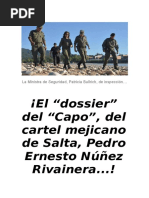 El dossier del Cartel de Sinaloa-Salta.
