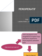 3) Perioperatif & Perawatan Luka