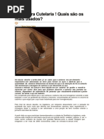 Aços Para Cutelaria