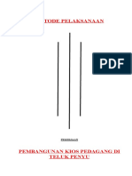 Metode Pelaksanaan Gedung - Pembangunan Kios Teluk Penyu