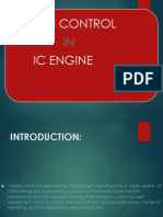 Noise Contol in Ic Engine