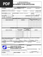 SSSForm Retirement Claim