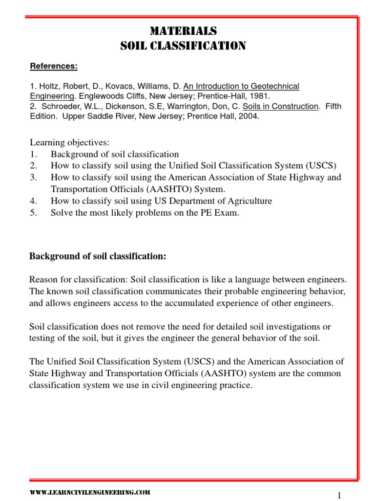 Soil Classification | PDF | Natural Materials | Soil Science