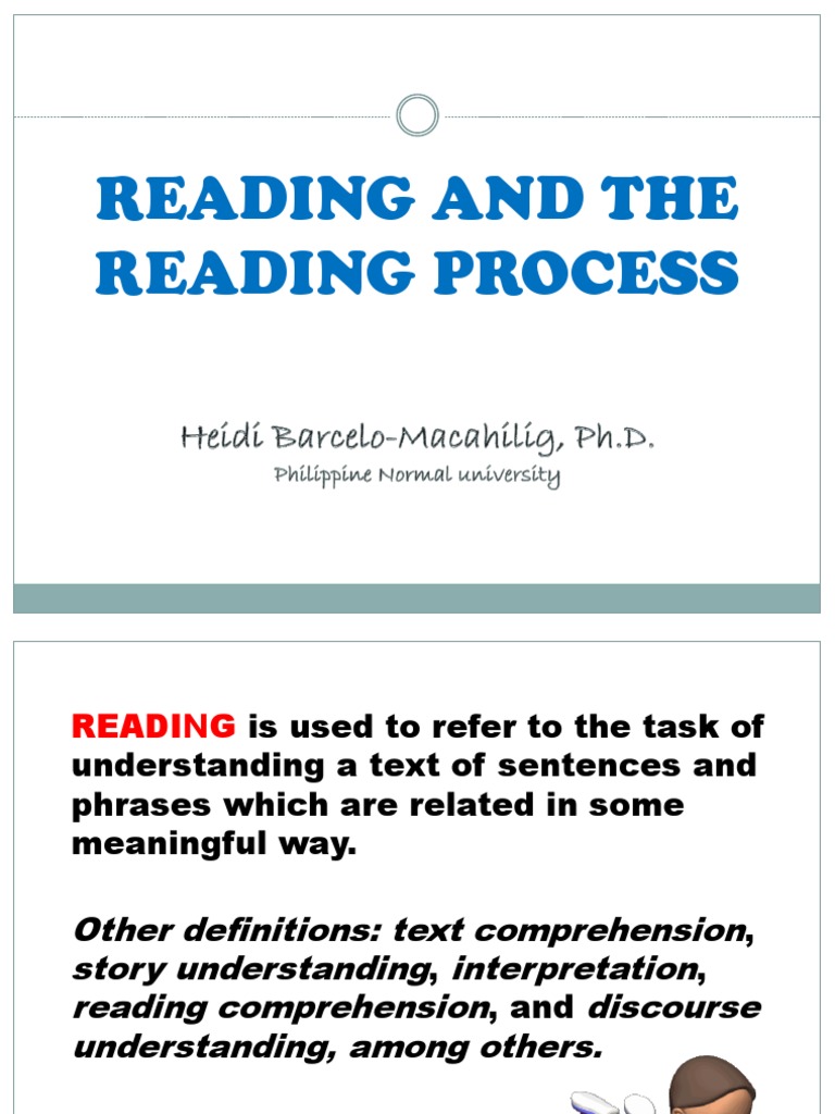 1 Reading Process PDF Reading Comprehension Psycholinguistics