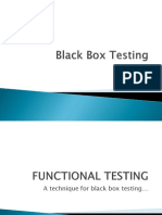 6. Black Box Testing Overview