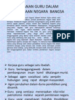 Peranan Guru Dalam Pembinaan Negara Bangsa Memupuk Perpaduan