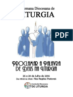 8° Semana Diocesana de Liturgia 2016