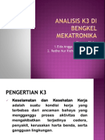 Analisis k3 Di Bengkel Mekatronika