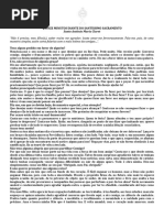 QUINZE MINUTOS DIANTE DO SANTÍSSIMO SACRAMENTO